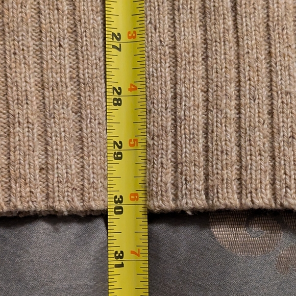 Parisian signature Fine Italian Merino Wool size medium women's open cardigan - Picture 13 of 13